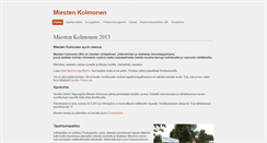 Desktop Screenshot of miestenkolmonen.net